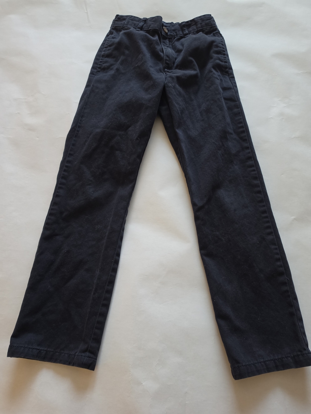 The Children's Place Black Straight-Leg Kids Chinos Size 8S